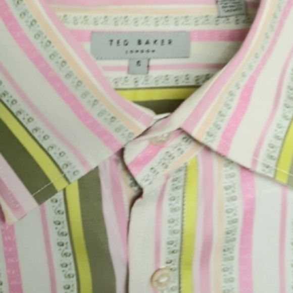 Ted Baker Long Sleeve Button Up Shirt - Picture 2 of 3